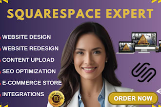 redesign squarespace website development build squarespace website design square