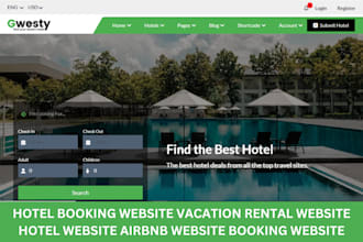 social media expert hotel booking website vacation rental airbnb hotel website