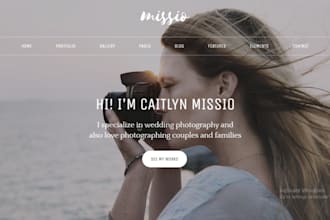 build squarespace wedding photography portfolio website