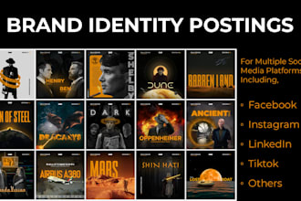 design brand identity posts