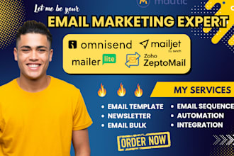 setup mautic mailerlite crm zeptomail newsletter mailjet omnisend email campaign