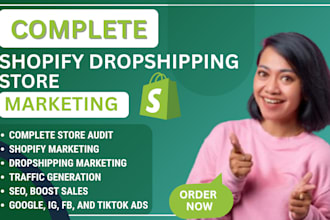 promote boost shopify sales shopify ecommerce marketing SEO sales funnel klaviyo