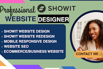 design elegant showit website redesign showit website development duda website