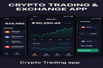 develop crypto exchange and crypto trading app like binance or bybit for you