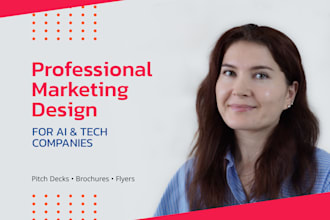 design marketing materials for tech and ai companies