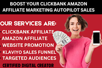do autopilot amazon clickbank affiliate marketing, shopify sales, site referral