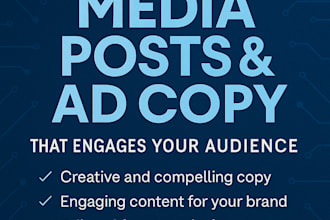 create social media posts and ad copy for your brand