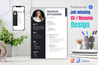 create professional job winning CV resume ats friendly