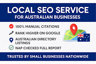 manually create australia local citations to boost your google maps ranking