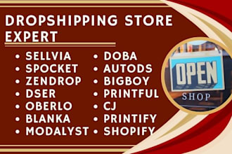 build dropshipping store with spocket zendrop sellvia blanka dsers printful