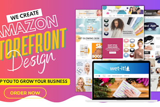 design amazon brand store and storefront design