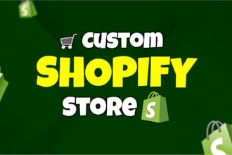 design and develop a shopify store