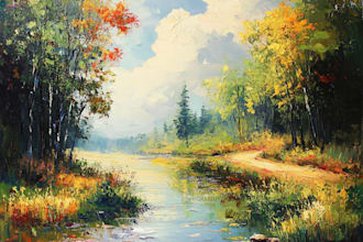 paint a real oil painting on canvas with free shipping