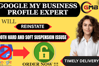 fix, reinstate suspended gmb ,recover your suspended gmb profile,