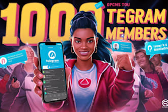 promote your telegram channel, telegram group,telegram engagement