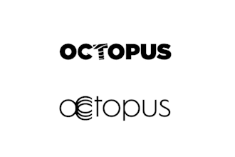 craft a modern octopus logo with a clean and bold design