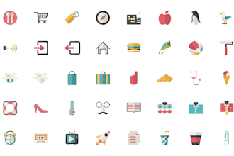 design icon pack for your website, mobile or ios