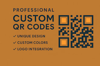 design and create professional qr code for you