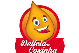 make premium delicia food truck restaurant logo