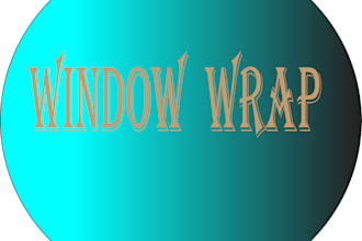 design amazing store front, shop front window graphic