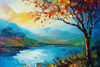paint real oil painting on canvas and can do shipping