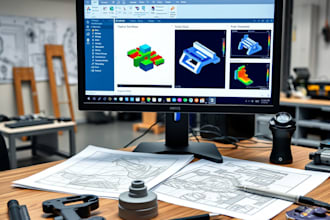 do 3d modeling and simulation on solidworks and ansys