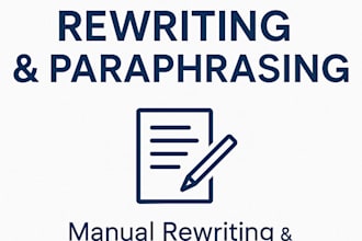 rewrite or paraphrase any text