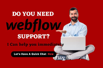 fix, update, or support your webflow site in 24 hours
