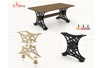 do detailed cnc vector designs, metal signs stencils, dxf svg files for cnc cut