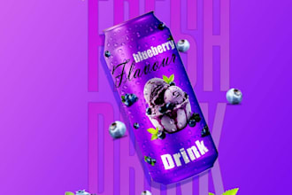 design stunning event posters or product mockups for your brand