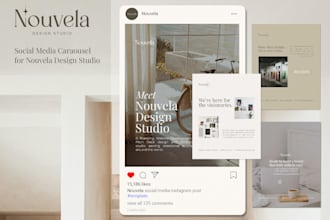 create a minimalist social media design for fashion brand