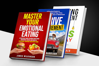 do book cover design, ebook covers, amazon KDP ready covers