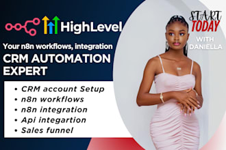 setup gohighlevel n8n automation go high level n8n expert n8n