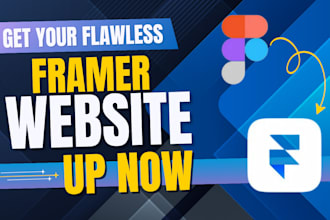 do a professional portfolio figma to framer website builder
