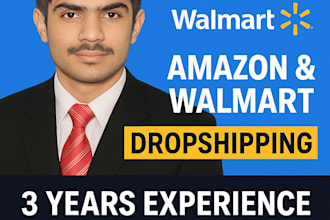 be your amazon and walmart fbm or fba virtual assistant