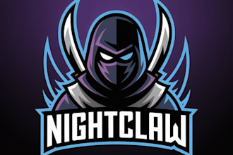 design a custom mascot logo for your brand or esports team