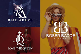 do modern clothing line, streetwear, fashion, luxury brand logo design
