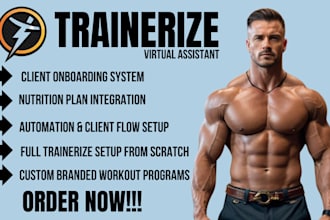 upload workouts program on everfit trainerize truecoach or app of your choice