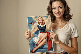 create stunning custom pinup portraits from your photo