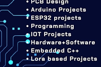 do esp32 program, iot project, pcb design, and electrical engineering tasks