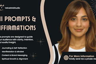 create custom affirmations or ai prompt packs