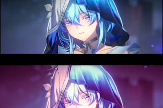 professional color grading for your waifu or husbando game