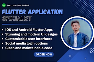build mobile responsive, social media and modern chatting apps using flutter