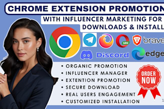 do chrome extension promotion influencer marketing to boost extension download