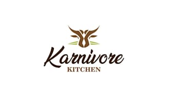 design carnivore natural food products company logo