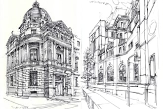 do drawn architectural sketches