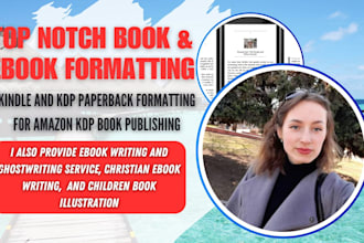 book formatting kindle ebook formatting KDP paperback formatting book publishing