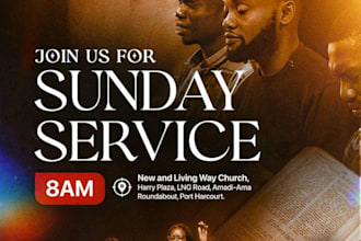 create gospel album covers and stunning church flyer designs