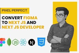 convert figma to next js and be your expert next js developer