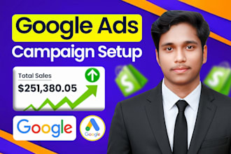 setup and manage your google ads adwords campaigns or audit sem marketing